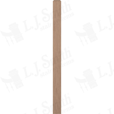 L.J. Smith 3-1/2" Short Utility Newel · LJ-4000-HK — stair parts selection with LeviArs Design & Remodeling