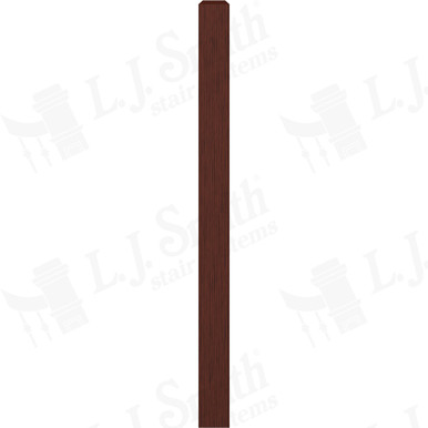 L.J. Smith 3-1/2" Short Utility Newel · LJ-4000-MH — stair parts selection with LeviArs Design & Remodeling