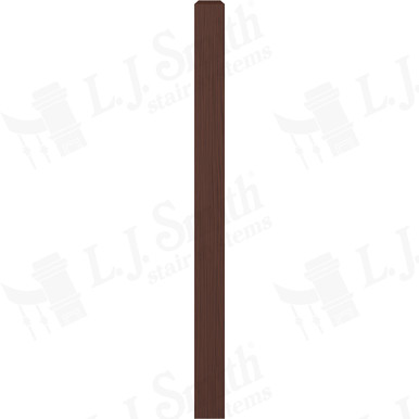 L.J. Smith 3-1/2" Short Utility Newel · LJ-4000-W — stair parts selection with LeviArs Design & Remodeling