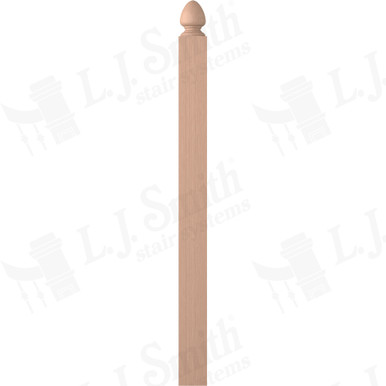 L.J. Smith 3-1/2" Short Utility Newel · LJ-4004-HM — stair parts selection with LeviArs Design & Remodeling