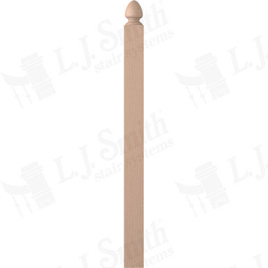 L.J. Smith 3-1/2" Short Utility Newel · LJ-4004-M — stair parts selection with LeviArs Design & Remodeling