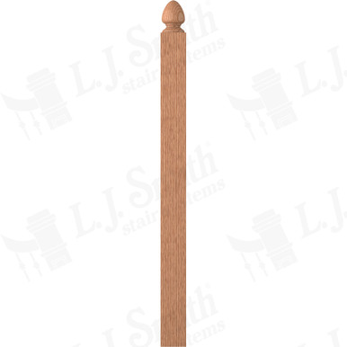 L.J. Smith 3-1/2" Short Utility Newel · LJ-4004-O — stair parts selection with LeviArs Design & Remodeling