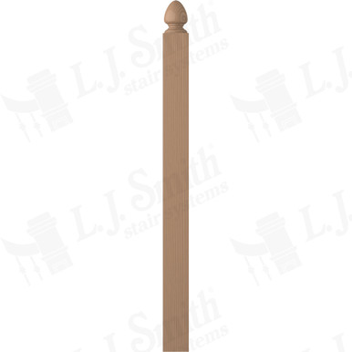 L.J. Smith 3-1/2" Short Utility Newel · LJ-4004-P — stair parts selection with LeviArs Design & Remodeling