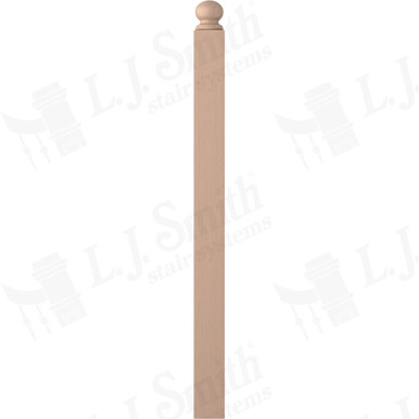 L.J. Smith 3-1/2" Short Utility Newel · LJ-4004RT-M — stair parts selection with LeviArs Design & Remodeling