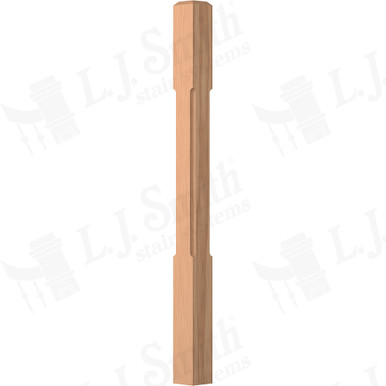L.J. Smith 3-1/2" Short Utility Newel · LJC-4000-AL — stair parts selection with LeviArs Design & Remodeling