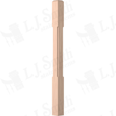 L.J. Smith 3-1/2" Short Utility Newel · LJC-4000-B — stair parts selection with LeviArs Design & Remodeling