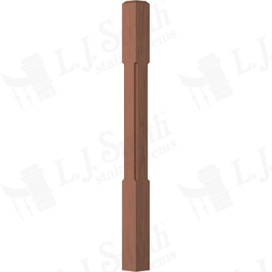 L.J. Smith 3-1/2" Short Utility Newel · LJC-4000-C — stair parts selection with LeviArs Design & Remodeling