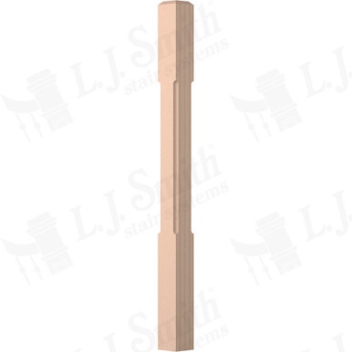 L.J. Smith 3-1/2" Short Utility Newel · LJC-4000-M — stair parts selection with LeviArs Design & Remodeling