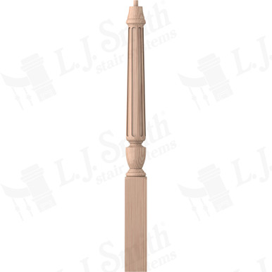 L.J. Smith 3-1/2" Short Utility Newel · LJF-3010-B — stair parts selection with LeviArs Design & Remodeling