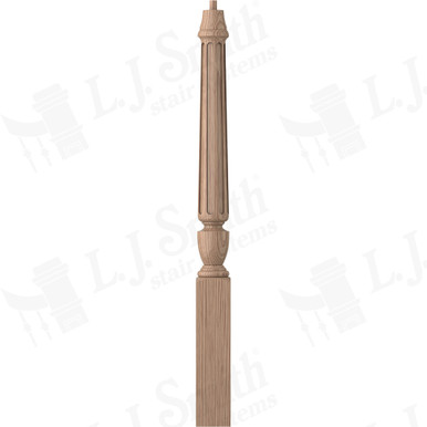 L.J. Smith 3-1/2" Short Utility Newel · LJF-3010-HK — stair parts selection with LeviArs Design & Remodeling