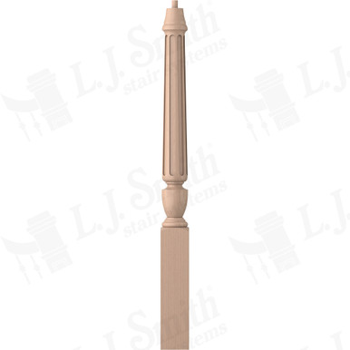 L.J. Smith 3-1/2" Short Utility Newel · LJF-3010-M — stair parts selection with LeviArs Design & Remodeling