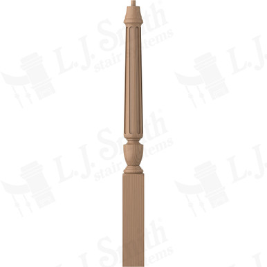 L.J. Smith 3-1/2" Short Utility Newel · LJF-3010-P — stair parts selection with LeviArs Design & Remodeling