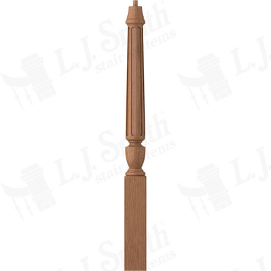 L.J. Smith 3-1/2" Short Utility Newel · LJF-3010-WO — stair parts selection with LeviArs Design & Remodeling