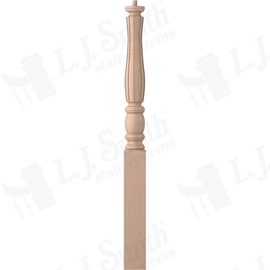 L.J. Smith 3-1/2" Short Utility Newel · LJF-3310-M — stair parts selection with LeviArs Design & Remodeling