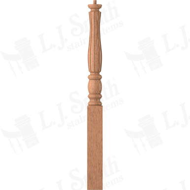 L.J. Smith 3-1/2" Short Utility Newel · LJF-3310-O — stair parts selection with LeviArs Design & Remodeling