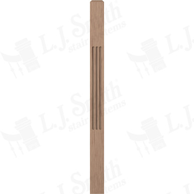 L.J. Smith 3-1/2" Short Utility Newel · LJF-4000-HK — stair parts selection with LeviArs Design & Remodeling