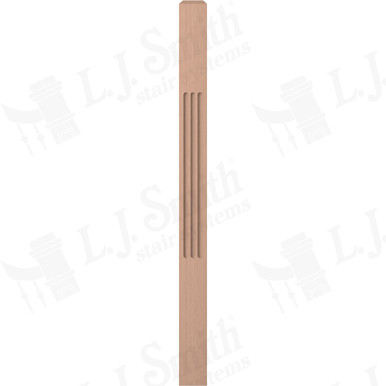 L.J. Smith 3-1/2" Short Utility Newel · LJF-4000-HM — stair parts selection with LeviArs Design & Remodeling