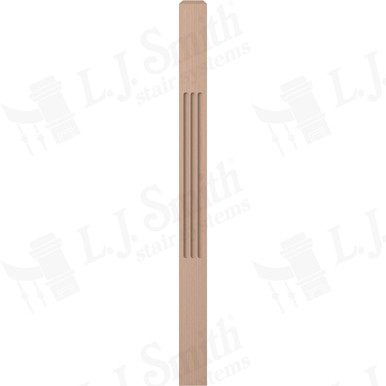 L.J. Smith 3-1/2" Short Utility Newel · LJF-4000-M — stair parts selection with LeviArs Design & Remodeling