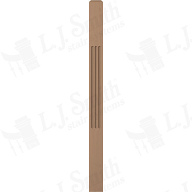 L.J. Smith 3-1/2" Short Utility Newel · LJF-4000-P — stair parts selection with LeviArs Design & Remodeling