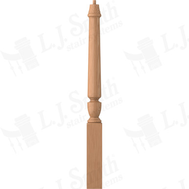 L.J. Smith 3-1/2" Short Utility Newel · LJP-3010-AL — stair parts selection with LeviArs Design & Remodeling