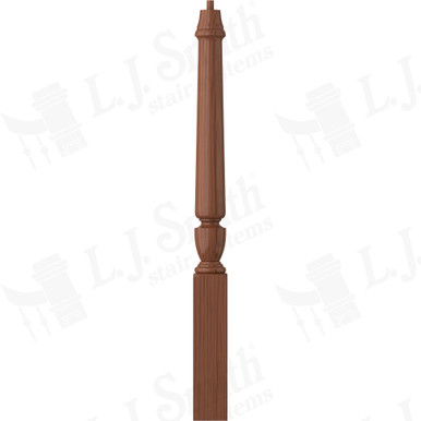 L.J. Smith 3-1/2" Short Utility Newel · LJP-3010-C — stair parts selection with LeviArs Design & Remodeling