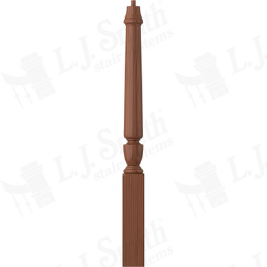 L.J. Smith 3-1/2" Short Utility Newel · LJP-3010-HC — stair parts selection with LeviArs Design & Remodeling