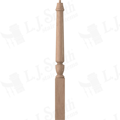 L.J. Smith 3-1/2" Short Utility Newel · LJP-3010-HK — stair parts selection with LeviArs Design & Remodeling