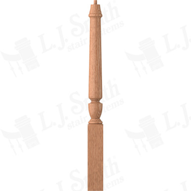 L.J. Smith 3-1/2" Short Utility Newel · LJP-3010-O — stair parts selection with LeviArs Design & Remodeling