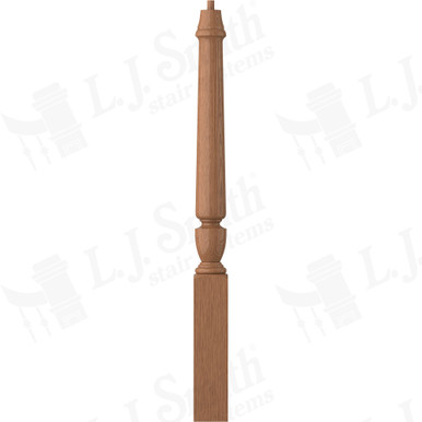 L.J. Smith 3-1/2" Short Utility Newel · LJP-3010-WO — stair parts selection with LeviArs Design & Remodeling