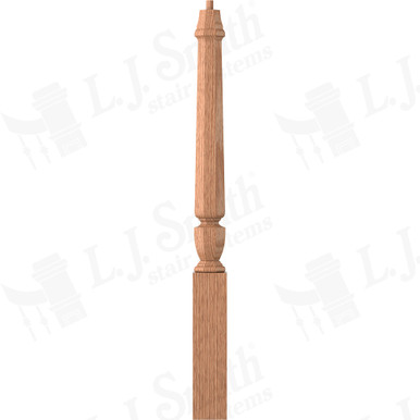 L.J. Smith 3-1/2" Short Utility Newel · LJP-30108-O — stair parts selection with LeviArs Design & Remodeling