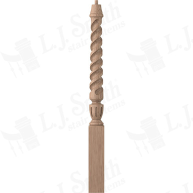 L.J. Smith 3-1/2" Short Utility Newel · LJT-3010-HK — stair parts selection with LeviArs Design & Remodeling