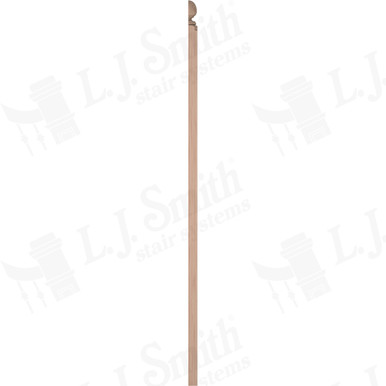 L.J. Smith 3-1/4" Half Intermediate Landing Newel · LJ-4006COL1/2-B — stair parts selection with LeviArs Design & Remodeling
