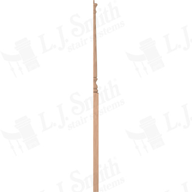 L.J. Smith 3-1/4" Half Intermediate Landing Newel · LJ-4015 1/2-H — stair parts selection with LeviArs Design & Remodeling