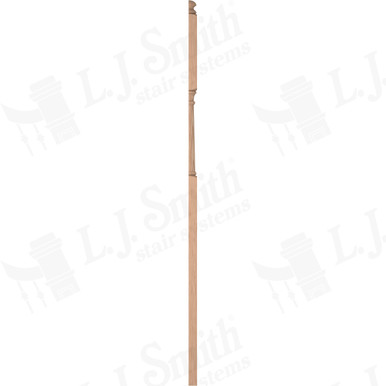 L.J. Smith 3-1/4" Half Intermediate Landing Newel · LJ-4046 1/2-H — stair parts selection with LeviArs Design & Remodeling