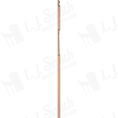 L.J. Smith 3-1/4" Half Intermediate Landing Newel · LJ-4046BT 1/2-H — stair parts selection with LeviArs Design & Remodeling