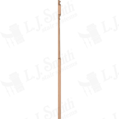 L.J. Smith 3-1/4" Half Intermediate Landing Newel · LJ-4053 1/2-H — stair parts selection with LeviArs Design & Remodeling