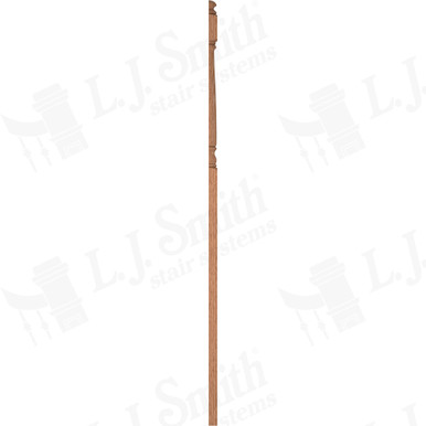 L.J. Smith 3-1/4" Half Intermediate Landing Newel · LJ-4198 1/2-O — stair parts selection with LeviArs Design & Remodeling