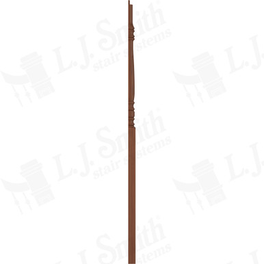 L.J. Smith 3-1/4" Half Intermediate Landing Newel · LJ-4275 1/2-C — stair parts selection with LeviArs Design & Remodeling