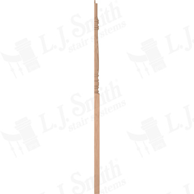 L.J. Smith 3-1/4" Half Intermediate Landing Newel · LJ-4275 1/2-H — stair parts selection with LeviArs Design & Remodeling