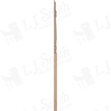 L.J. Smith 3-1/4" Half Intermediate Landing Newel · LJ-4275 1/2-M — stair parts selection with LeviArs Design & Remodeling