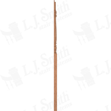 L.J. Smith 3-1/4" Half Intermediate Landing Newel · LJ-4275 1/2-O — stair parts selection with LeviArs Design & Remodeling