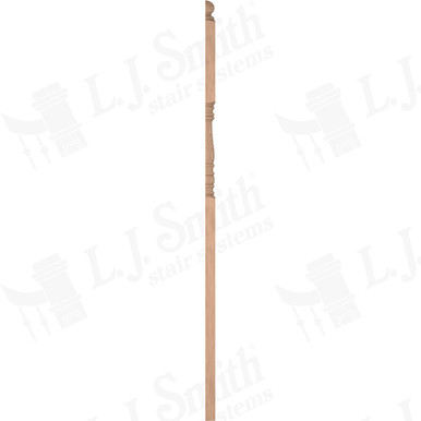 L.J. Smith 3-1/4" Half Intermediate Landing Newel · LJ-4505 1/2-H — stair parts selection with LeviArs Design & Remodeling