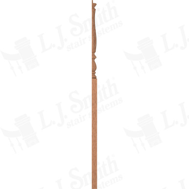 L.J. Smith 3-1/4" Half Intermediate Landing Newel · LJF-3915 1/2-O — stair parts selection with LeviArs Design & Remodeling