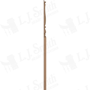 L.J. Smith 3-1/4" Half Intermediate Landing Newel · LJP-3915 1/2-P — stair parts selection with LeviArs Design & Remodeling