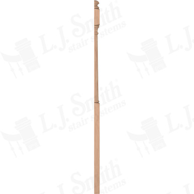 L.J. Smith 3-1/4" Half Long Utility Newel · LJ-4042 1/2-H — stair parts selection with LeviArs Design & Remodeling