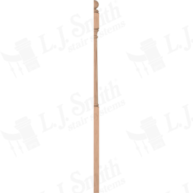 L.J. Smith 3-1/4" Half Long Utility Newel · LJ-4042BT 1/2-H — stair parts selection with LeviArs Design & Remodeling