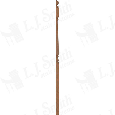 L.J. Smith 3-1/4" Half Long Utility Newel · LJ-4182BT 1/2-WO — stair parts selection with LeviArs Design & Remodeling
