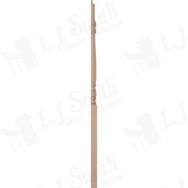 L.J. Smith 3-1/4" Half Long Utility Newel · LJ-42748 1/2-M — stair parts selection with LeviArs Design & Remodeling