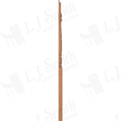 L.J. Smith 3-1/4" Half Long Utility Newel · LJ-42748 1/2-O — stair parts selection with LeviArs Design & Remodeling