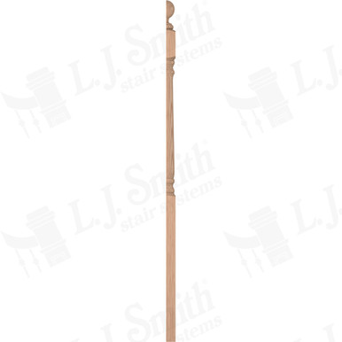 L.J. Smith 3-1/4" Half Long Utility Newel · LJ-4902 1/2-H — stair parts selection with LeviArs Design & Remodeling
